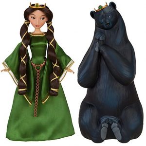 Disney-Pixar-BRAVE-Movie-Exclusive-Doll-Set-Queen-Elinor-Bear-B008EKYK0Y